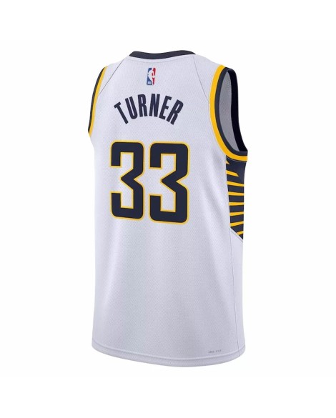 Herren Nike White 2022/23 Indiana Pacers mit Swingman Shirt für Herren