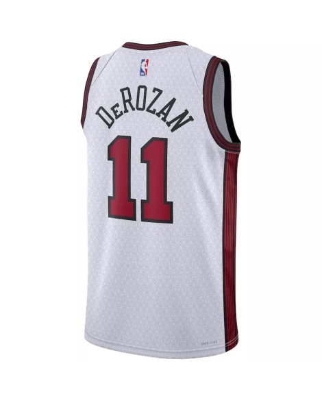 Chicago Bulls DeMar DeRozan #11 Nike Weißes Swingman-Trikot 2022/23 für Herren – City Edition