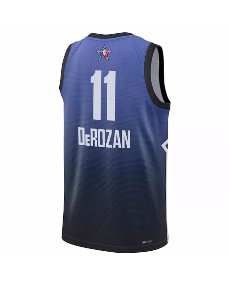 DeMar DeRozan #11 Jordan Brand Blue 2023 NBA All-Star Game Swingman-Trikot für Herren