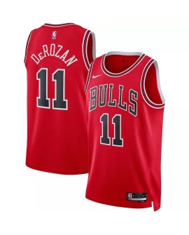 Herren Chicago Bulls DeMar DeRozan #11 Nike Rotes 2022/23 Swingman-Trikot – Icon Edition