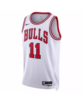 Herren 2022/23 Chicago Bulls DeMar DeRozan #11 Nike Weißes Swingman-Trikot – Association Edition