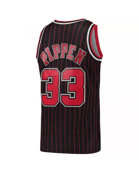 Chicago Bulls Swingman-Trikot Scottie Pippen #33 Mitchell & Ness, schwarz, Hardwood Classics 95-96, für Herren