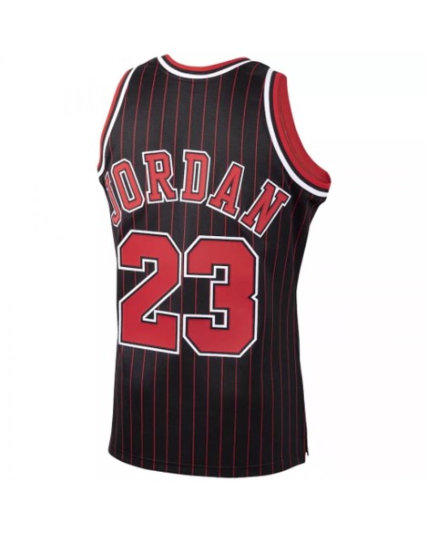 Chicago Bulls-Trikot Michael Jordan #23 Mitchell & Ness schwarz Hardwood Classics 1995-96 für Herren