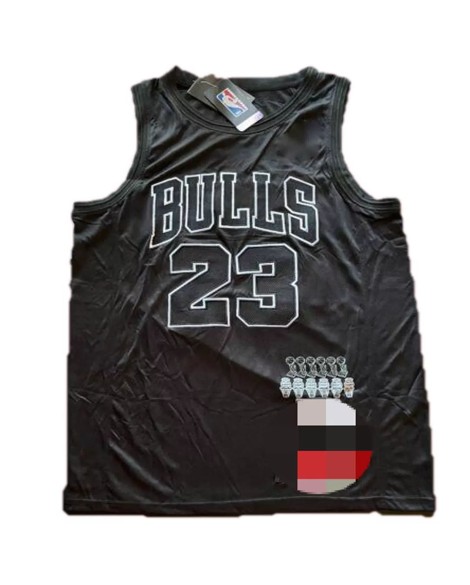 Chicago Bulls Michael Jordan #23 Schwarzes Trikot für Herren – MVP Special Edition