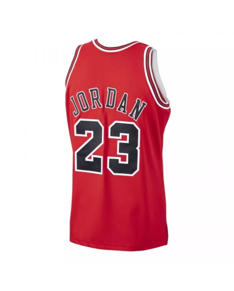 Herren-Spielertrikot der Chicago Bulls Michael Jordan #23 Mitchell & Ness Red 1997–98 Hardwood Classics