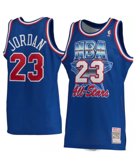 Michael Jordan #23 Mitchell & Ness blaues 1993 NBA All-Star Game Hardwood Classics Trikot für Herren