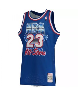 Michael Jordan #23 Mitchell & Ness blaues 1993 NBA All-Star Game Hardwood Classics Trikot für Herren