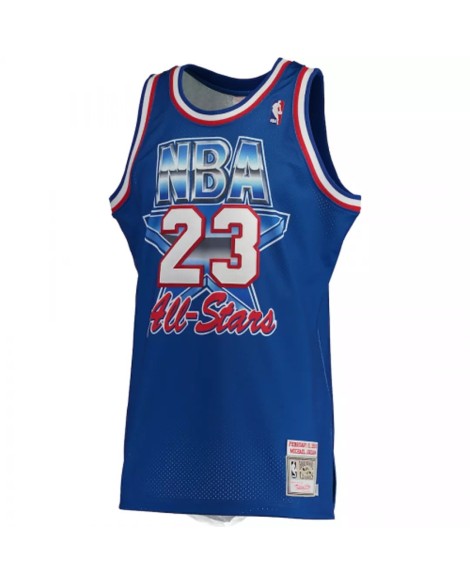 Michael Jordan #23 Mitchell & Ness blaues 1993 NBA All-Star Game Hardwood Classics Trikot für Herren