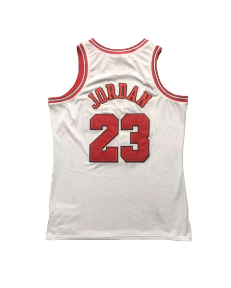 NBA Swingman Trikot Chicago Bulls Jordan #23 Mitchell & Ness für Herren weiß 1996/97