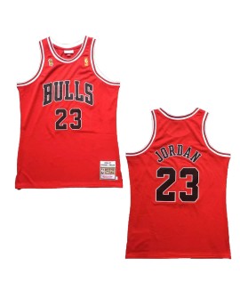 NBA Swingman Trikot Chicago Bulls Jordan #23 Mitchell & Ness für Herren rot 1996/97