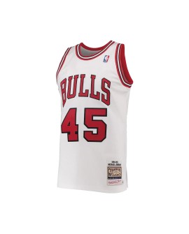 NBA Swingman Trikot Chicago Bulls Jordan #45 Mitchell & Ness für Herren weiß 1994/95