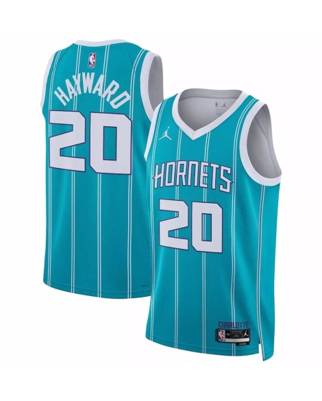 Charlotte Hornets Gordon Hayward #20 Green 22/23 Swingman-Trikot für Herren – Icon Edition