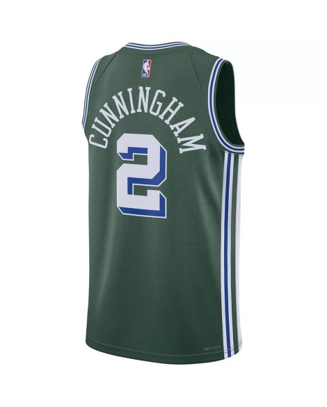 Detroit Pistons Cade Cunningham #2 Nike Grünes 2022/23 Swingman-Trikot für Herren – City Edition