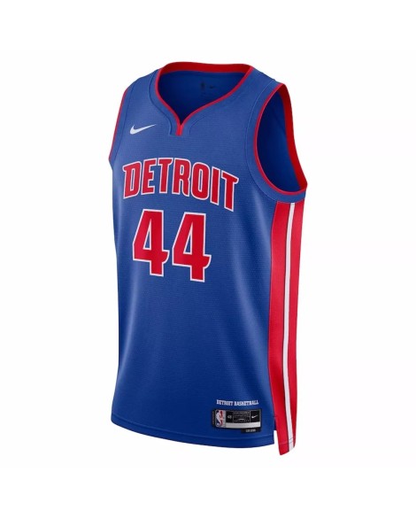 Detroit Pistons Bojan Bogdanovic Herren Nike Blau 2022/23 Swingman Shirt mit Icon Edition