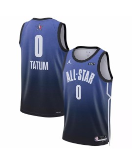 Jayson Tatum #0 Jordan Brand Blue 2023 NBA All-Star Game Swingman-Trikot für Herren