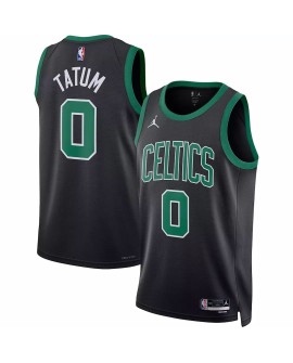 Boston Celtics Jayson Tatum #0 Jordan Brand Schwarzes 2022/23 Statement Edition Swingman-Trikot für Herren