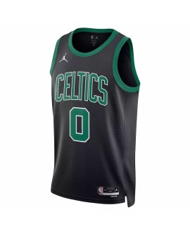 Boston Celtics Jayson Tatum #0 Jordan Brand Schwarzes 2022/23 Statement Edition Swingman-Trikot für Herren