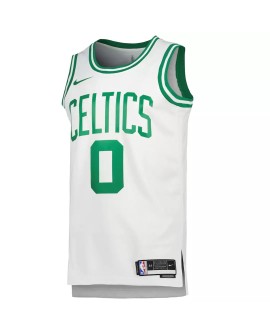 Boston Celtics Jayson Tatum #0 Nike Weißes Swingman-Trikot 2022/23 für Herren – Association Edition