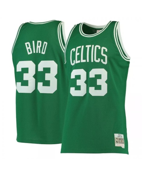 Boston Celtics Swingman-Trikot Larry Bird #33 Mitchell & Ness grün 1985-86 für Herren