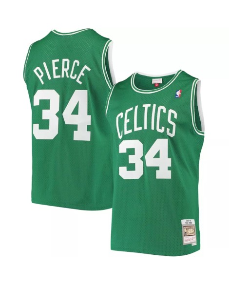 Boston Celtics Trikot Paul Pierce #34 Mitchell & Ness grün 2007/08 Reteo Swingman für Männer