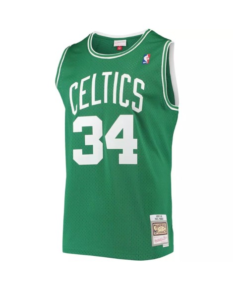 Boston Celtics Trikot Paul Pierce #34 Mitchell & Ness grün 2007/08 Reteo Swingman für Männer