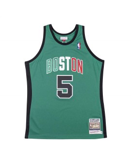 Authentisches Herren-Trikot der Boston Celtics Kevin Garnet #5 Mitchell & Ness Green 2007–08 Hardwood Classics