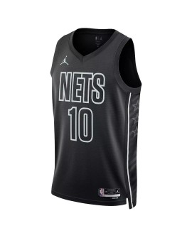 Brooklyn Nets Ben Simmons #10 Schwarzes Swingman-Trikot 2022/23 für Herren