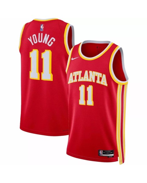 Atlanta Hawks Swingman Trikot Trae Young #11 Nike Rot 2022/23 - Icon Edition