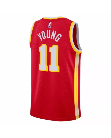 Atlanta Hawks Swingman Trikot Trae Young #11 Nike Rot 2022/23 - Icon Edition