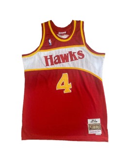 NBA Swingman-Trikot Nr. 4 Mitchell & Ness Atlanta Hawks Webb Nr. 4 für rote Männer 1986/87