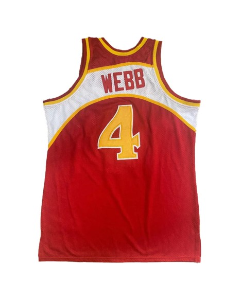 NBA Swingman-Trikot Nr. 4 Mitchell & Ness Atlanta Hawks Webb Nr. 4 für rote Männer 1986/87