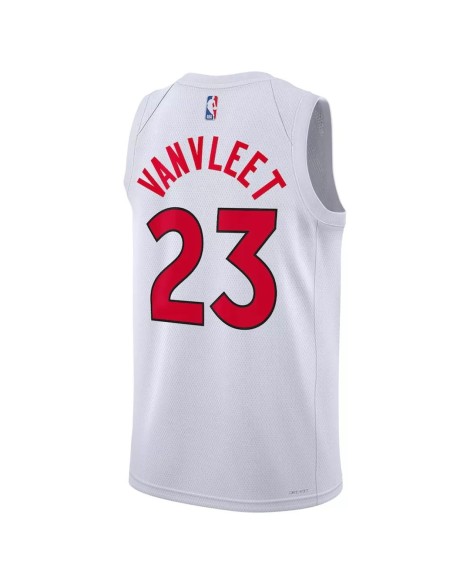 Toronto Raptors Fred Vanvleet 2022 White Swingman Men's No. 23 Shirt mit Assoziation Edition