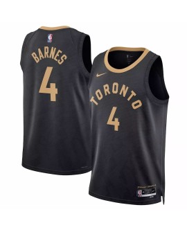 Herren Nike Toronto Raptors Scottie Barnes 2022/23 Swingman No. 4 Jersey upCity Edition