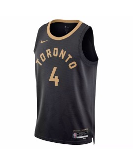 Herren Nike Toronto Raptors Scottie Barnes 2022/23 Swingman No. 4 Jersey upCity Edition