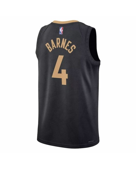 Herren Nike Toronto Raptors Scottie Barnes 2022/23 Swingman No. 4 Jersey upCity Edition