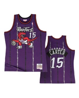 Toronto Raptors Mitchell&Ness NBA Swingman No. 15 Jersey, lila 1998/99