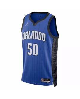 Orlando Magic Cole Anthony No. 50 Jordan Brand Herren Blau 2022/23 Swingman Jersey mit Disclaimer Edition