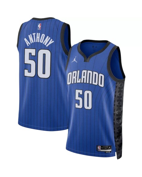 Orlando Magic Cole Anthony No. 50 Jordan Brand Herren Blau 2022/23 Swingman Jersey mit Disclaimer Edition