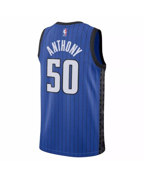 Orlando Magic Cole Anthony No. 50 Jordan Brand Herren Blau 2022/23 Swingman Jersey mit Disclaimer Edition