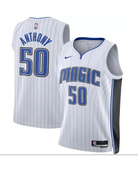 NBA Swingman Orlando Magic Cole Anthony Herren 50 Shirt Weiß 22/23 Icon Edition