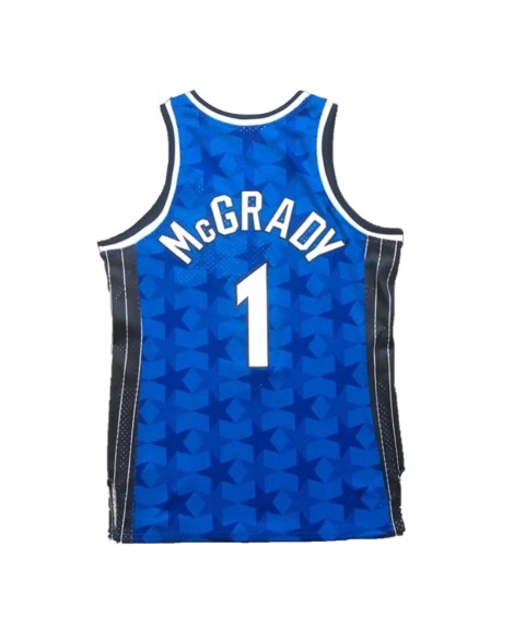 Mitchell&Ness Orlando Magic McGrady Herren NBA Swingman No.1 Shirt Blau 2000/01