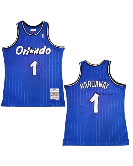 Mitchell&Ness Orlando Magic Hardaway Herren NBA Swingman No.1 Shirt Blau 1994/95