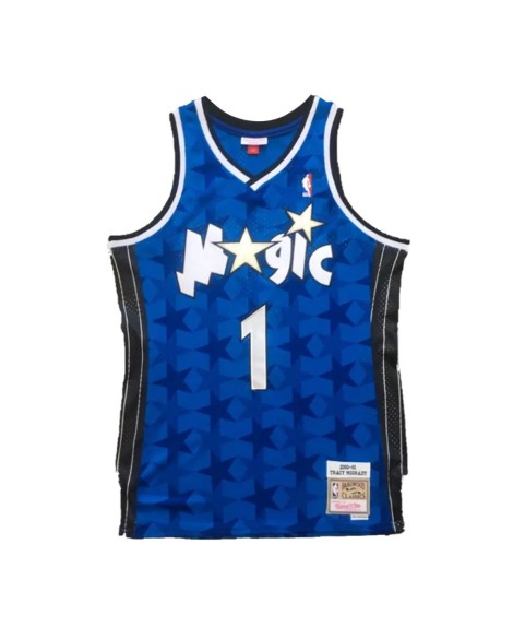 Mitchell&Ness Orlando Magic McGrady Herren NBA Swingman No.1 Shirt Blau 2000/01