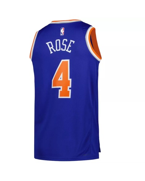 Swingman New York Niks Derrick Pink No. 4 Blue 2022/23 Herren Shirt mit Icon Edition