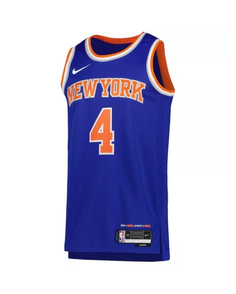 Swingman New York Niks Derrick Pink No. 4 Blue 2022/23 Herren Shirt mit Icon Edition