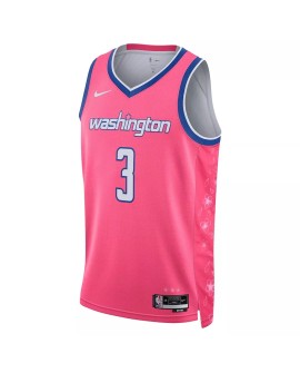 Washington Wizards Herren Nike Bradley Beal Swingman No. 3 Shirt, Pink, 2022/23, City Edition