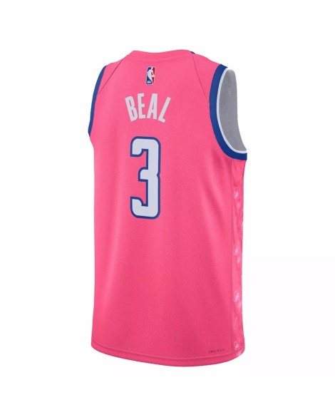 Washington Wizards Herren Nike Bradley Beal Swingman No. 3 Shirt, Pink, 2022/23, City Edition