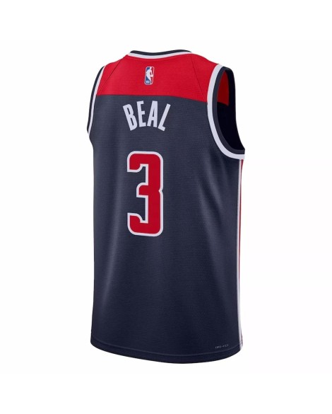 Washington Wizards Herren Swingman No. 3 Jordan Brand Navy 2022/23 Jersey mit Haftungsausschluss Edition