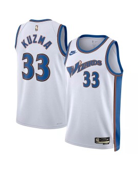 Herren Nike Swingman Washington Wizards Kyle Kuzma Weiß 2022/23 Classic Edition