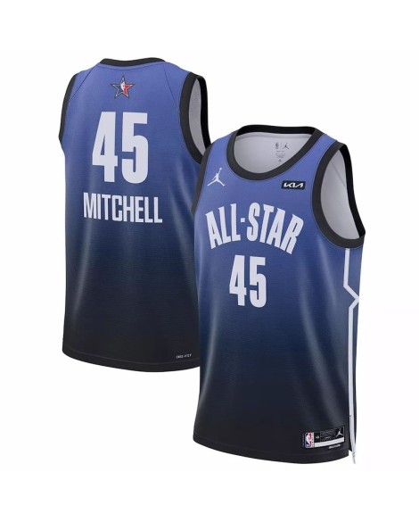 Donovan Mitchell #45 Jordan Brand Blue 2023 NBA All-Star Game Swingman Herren-Swingman-Trikot